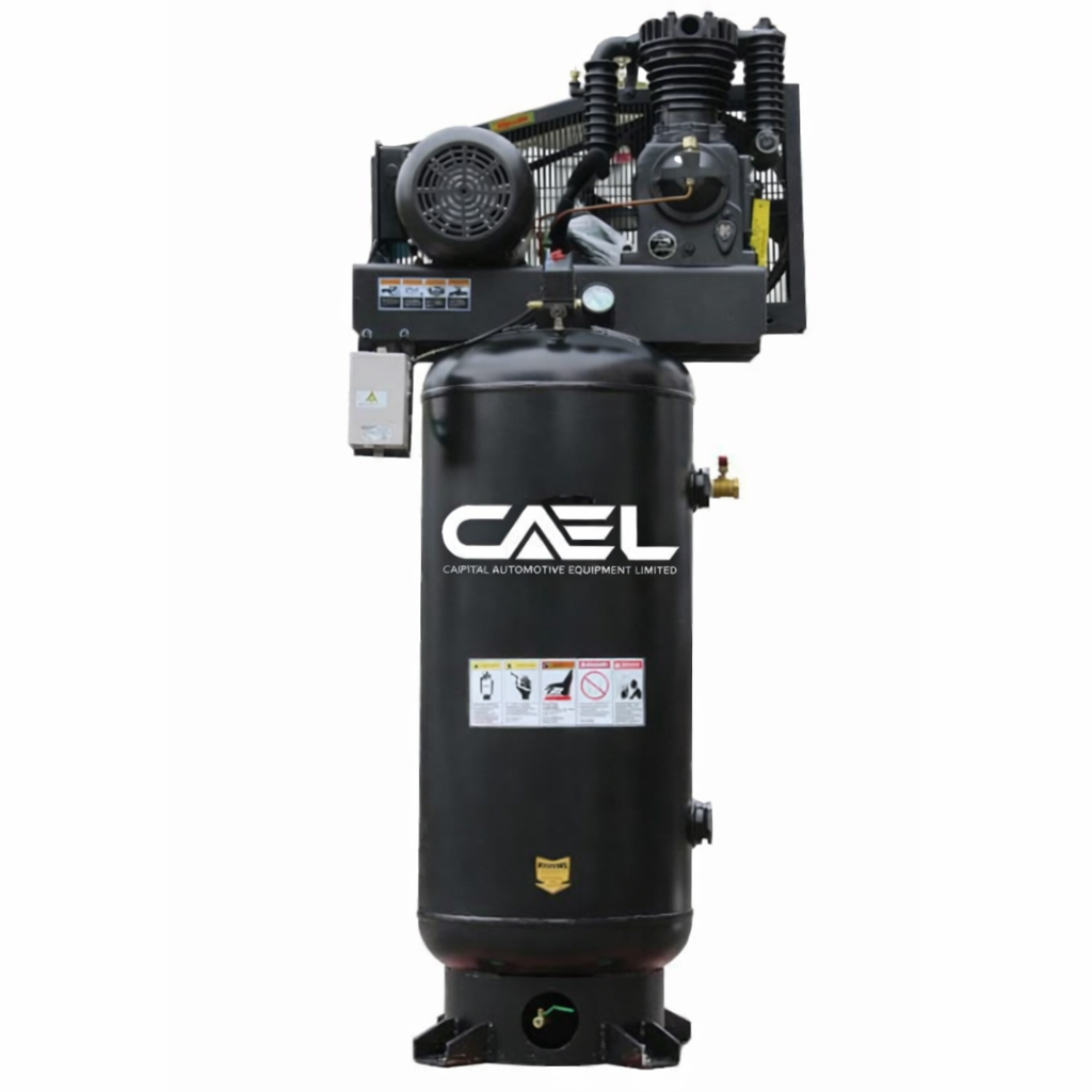 Electric compressor 220v 5 hp one stage 80 gals tank 18 cfm